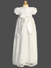 Isla Beautiful Girls Lace Christening Gown | Blush Kids